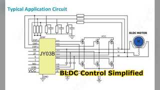 IC điều khiển động cơ JY03B BLDC đơn giản hóa thiết kế