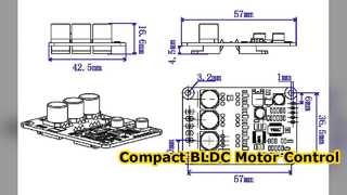 Bảng điều khiển động cơ BLDC không cảm biến JYQD V9 20B