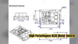 Bảng điều khiển bộ điều khiển động cơ JYQD V8.3E 15A BLDC