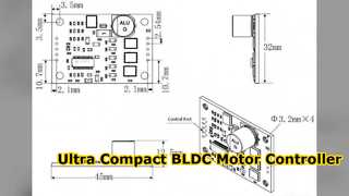 JYQD V9 20B BLDC Motor Controller Compact Driver Board